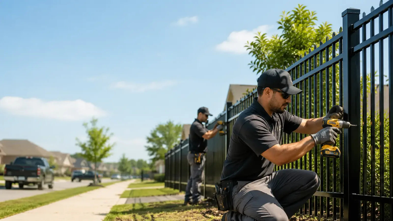 Metal Fence Installation in Breese, IL